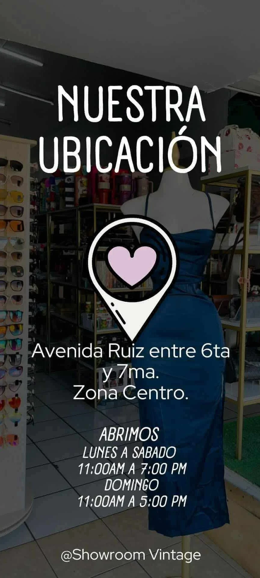 Ubicación Colectivo Showroom Vintage 
