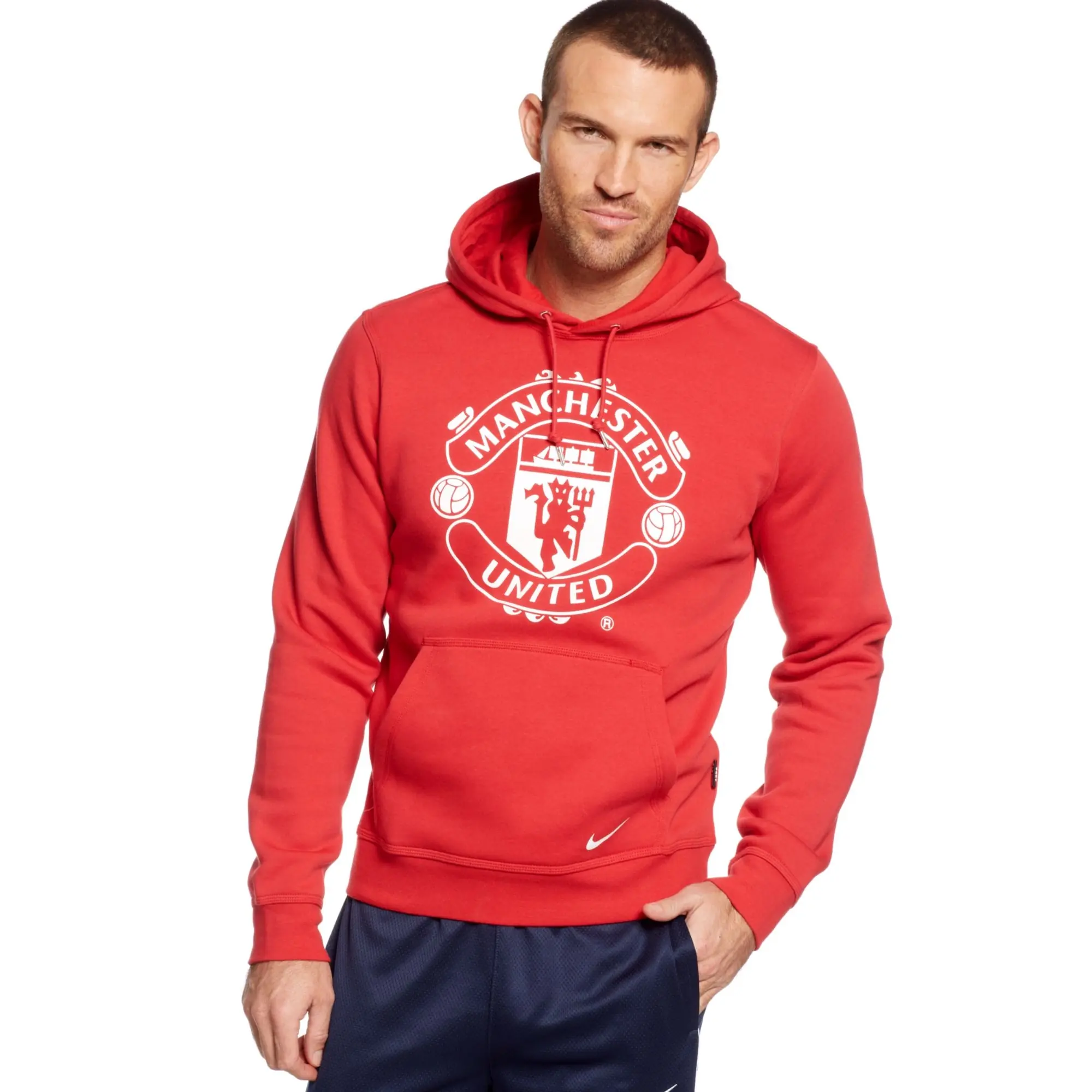 POLERA CON CAPUCHA DE MAN. UNITED