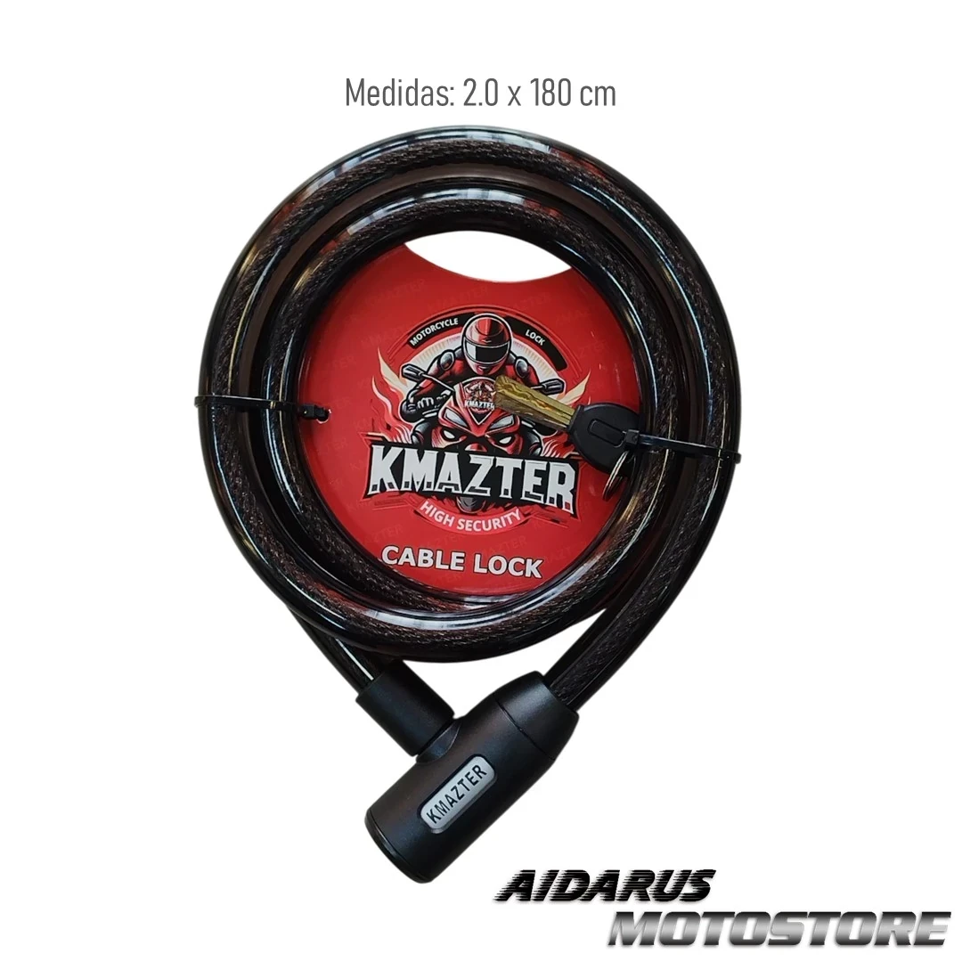 CABLE DE SEGURIDAD KM 2.0 x 180CM