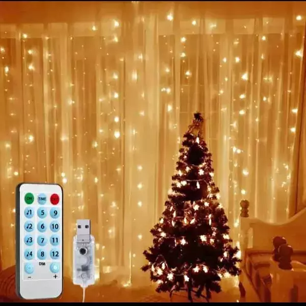 Cortina de luz led audiorítmica