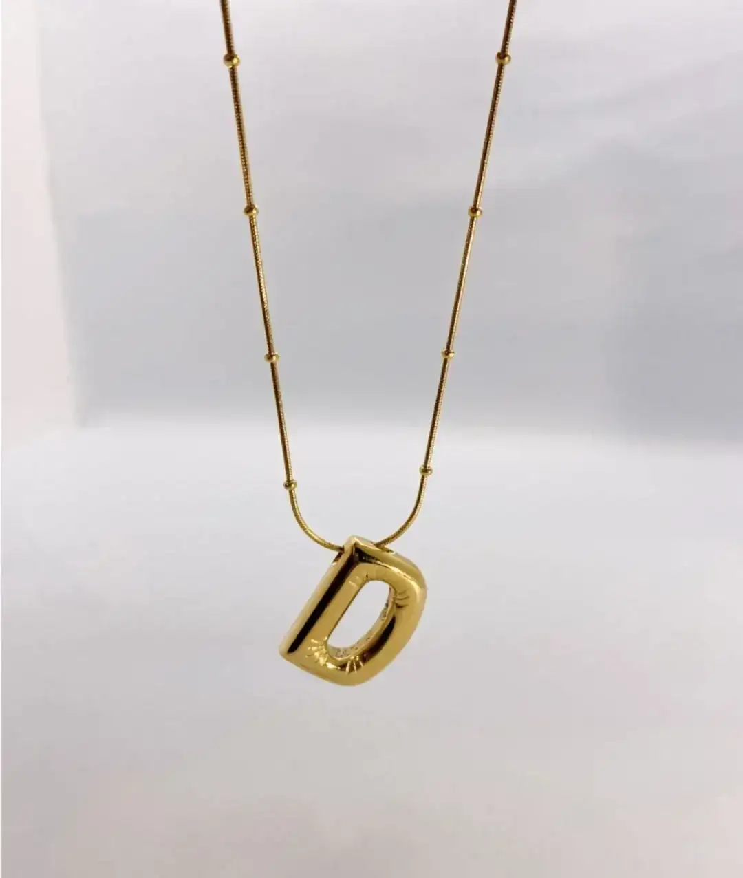 Collar letra chunky 6