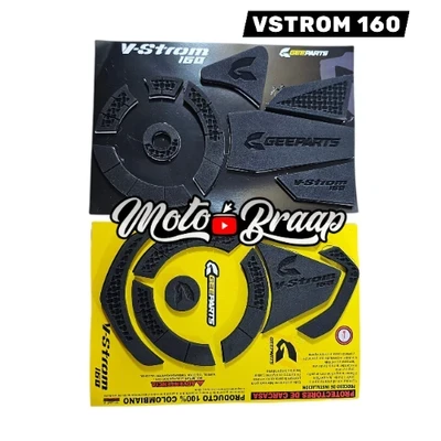 V Strom 160 protector de carcaza de motor micro poro adhesivo