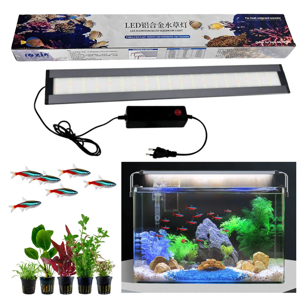 Lampara 100-110cm Acuario Plantado 25w Gx-s1000a