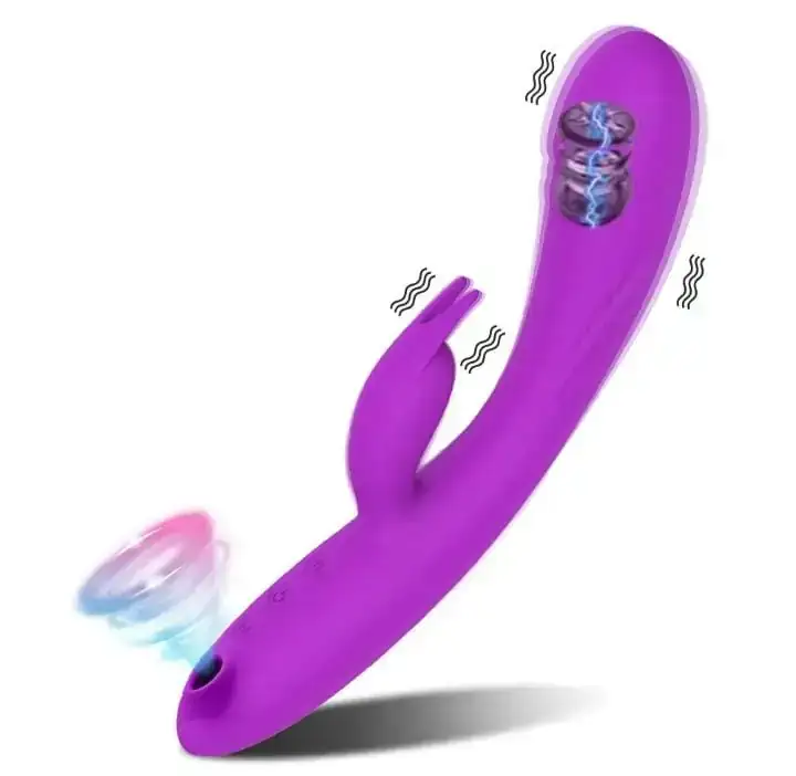 Vibrador con succionador  2