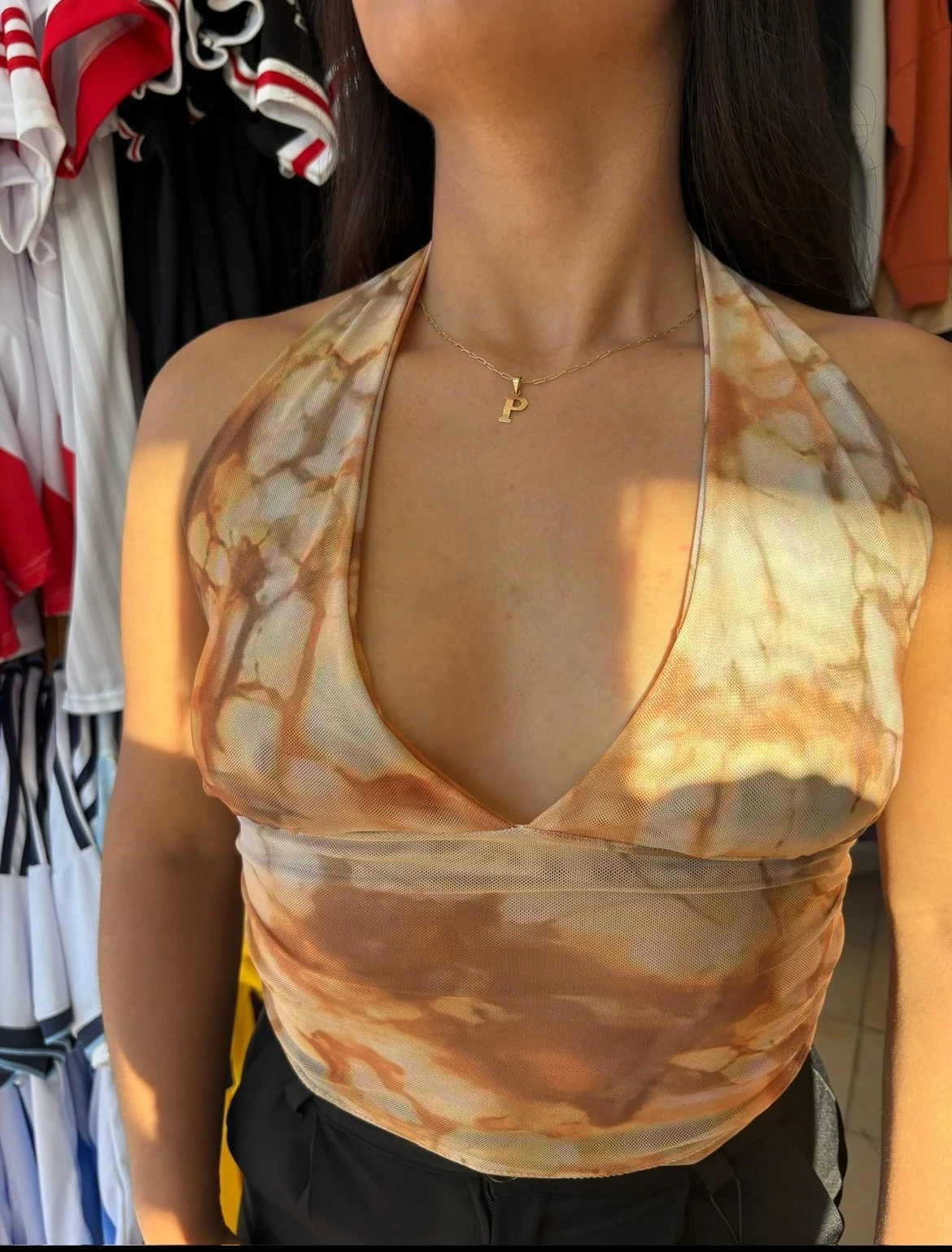 TOP TUL ESTAMPADO 