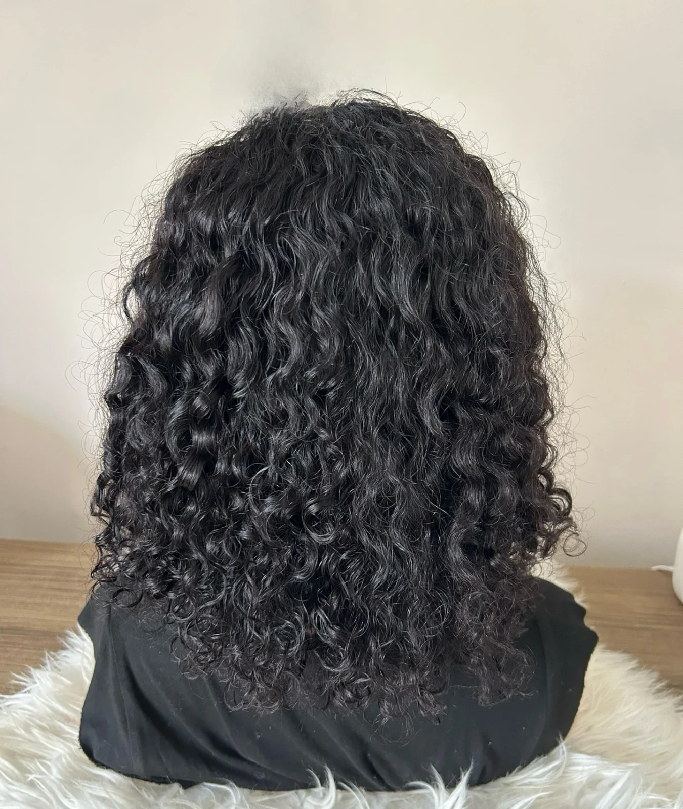 Peluca de cabello humano precortada, desplumada, 13 x 4, con encaje frontal profundo y rizado, sin pegamento, densidad del 150 % (12 pulgadas) 3