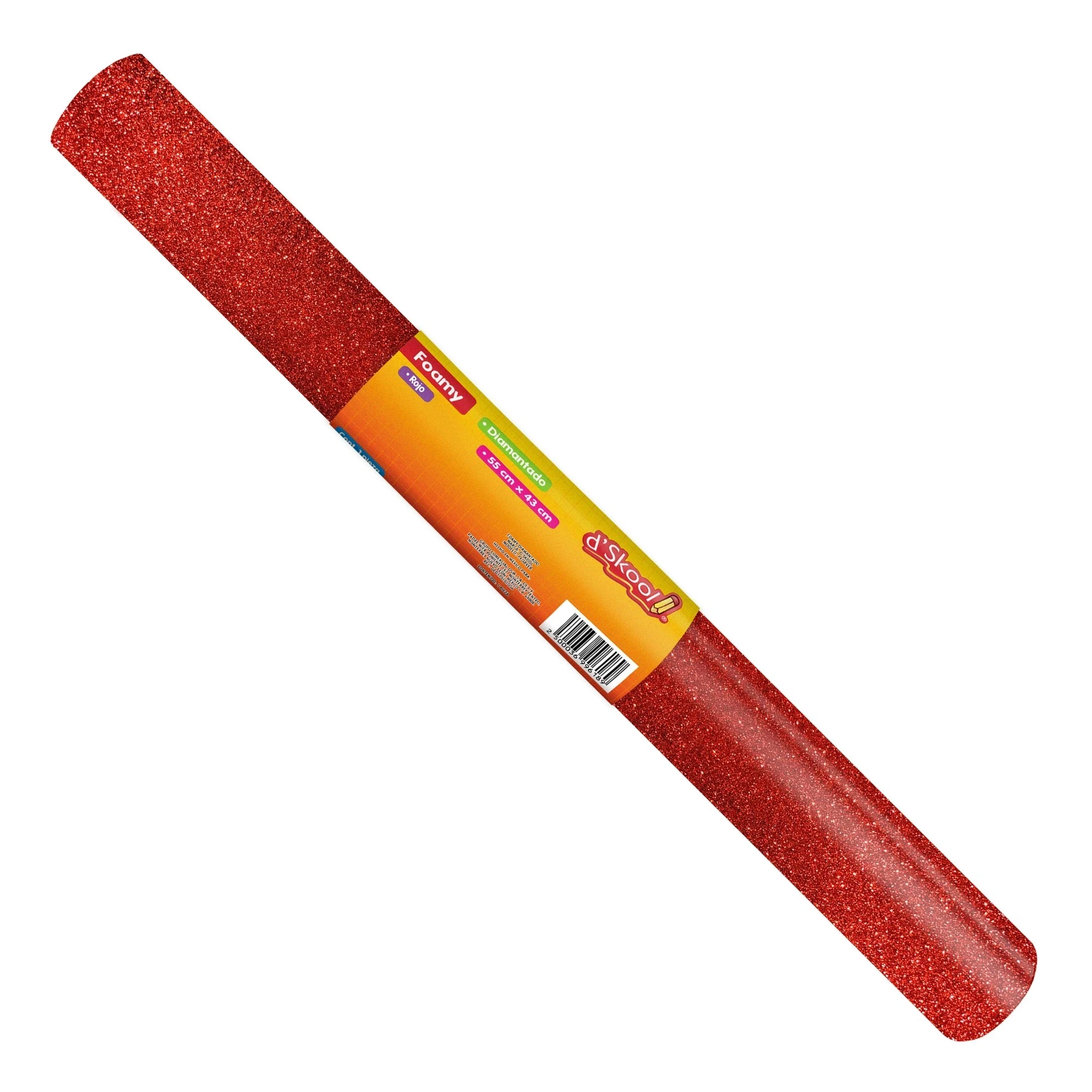 Foamy rojo pliego diamantado 55x43