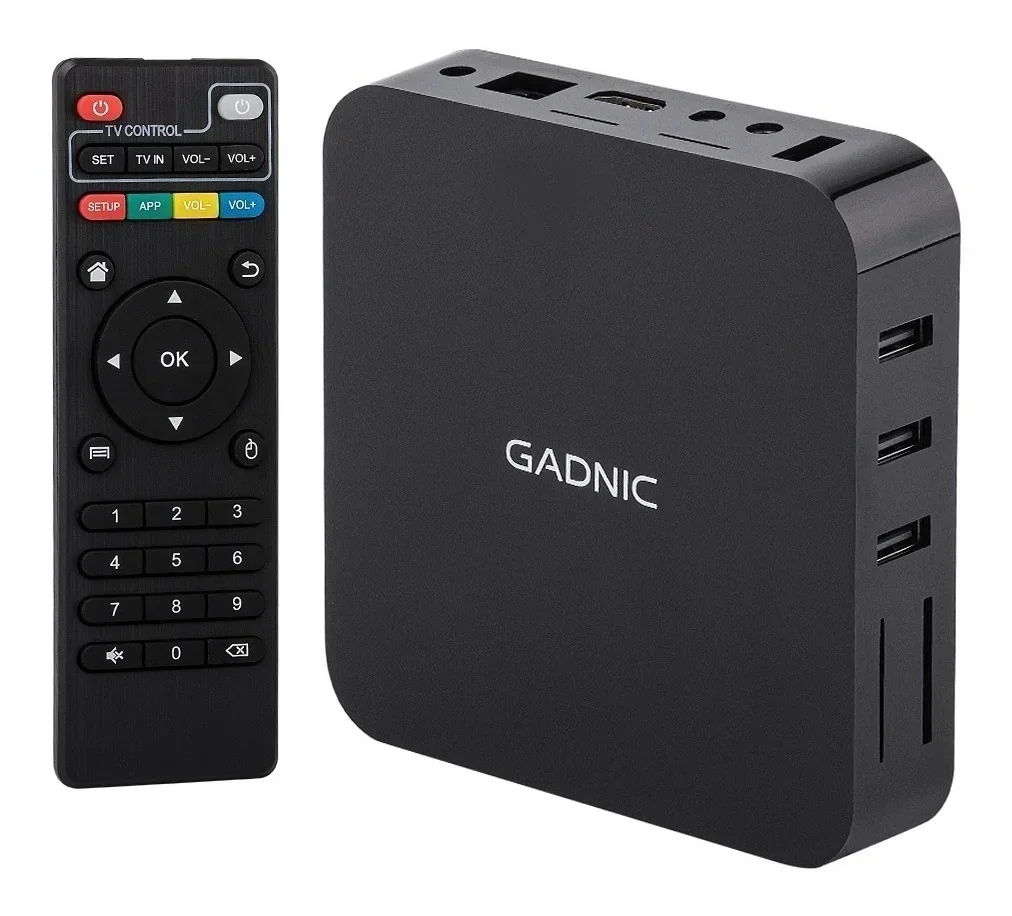 Convector GADNIC Tv Box TX-800T SMTV0001 4K 8GB 1GB RAM