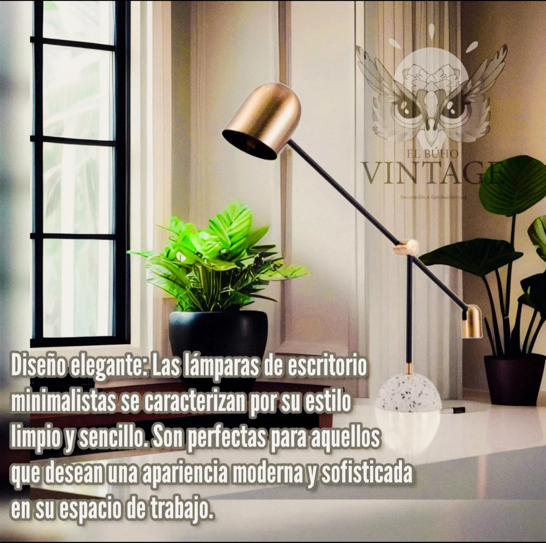 Lámpara de Escritorio Minimalista 3