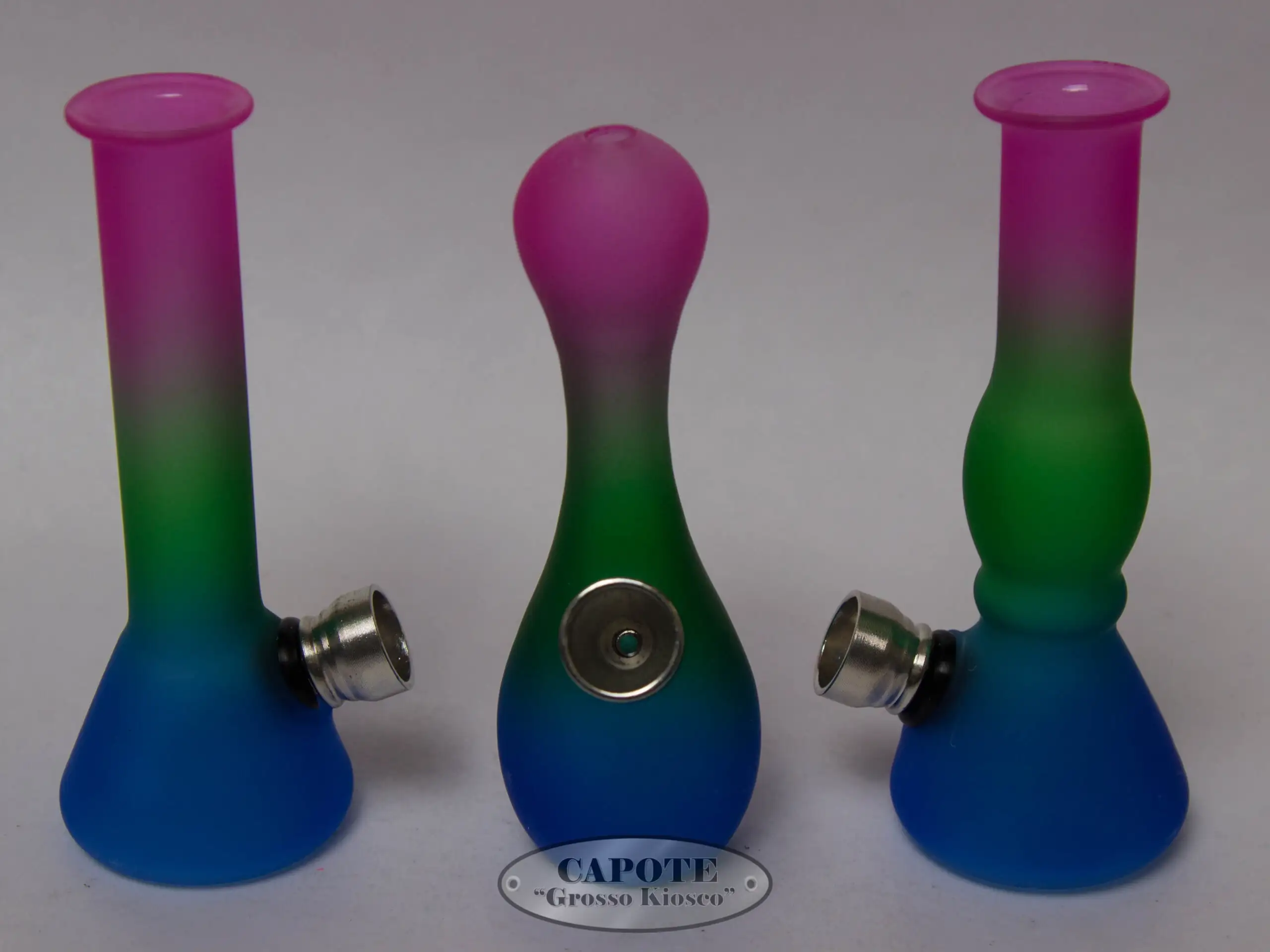 Bong Cristal Tricolor 