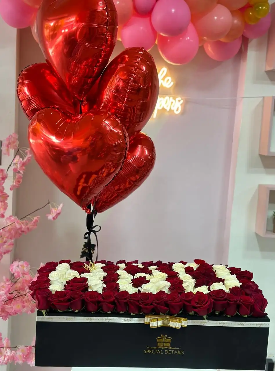 Big flowers box