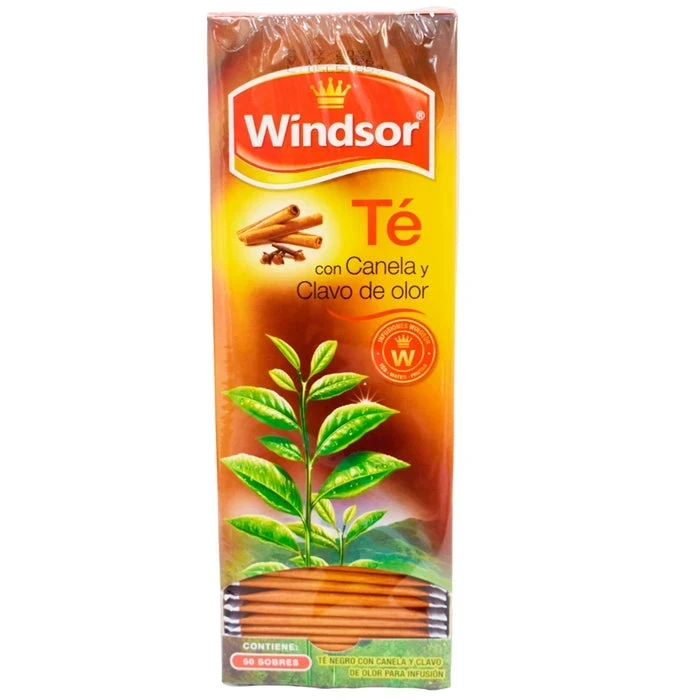 TÉ CON CANELA Y CLAVO DE OLOR 50und WINDSOR