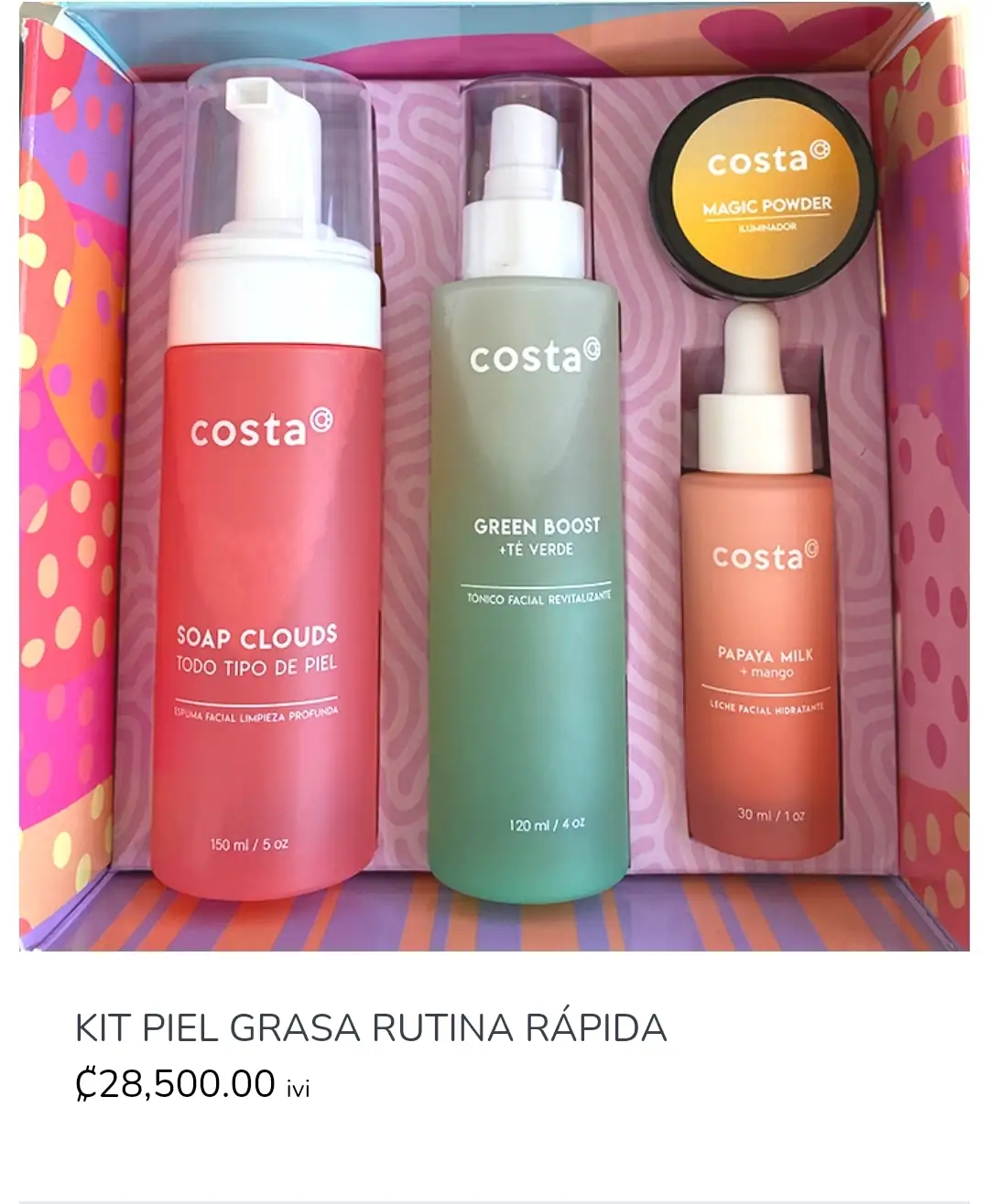 Kit piel grasa rutina rápida 
