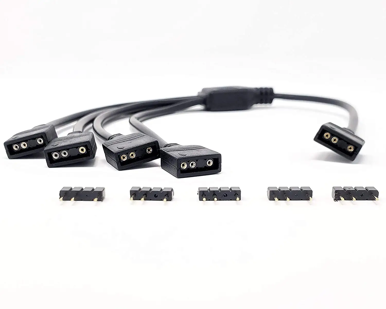 SPLITTER FAN ARGB DE 1 A 4 CONECTORES V5 3 PINES