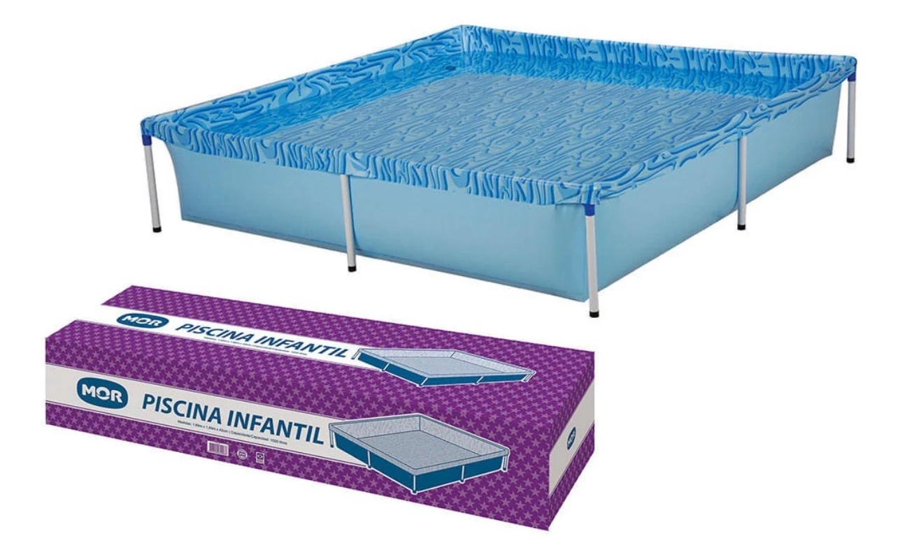 PILETA ESTRUCTURAL CUADRADA CON CAPACIDAD DE 1500 LITROS 1.89x1.89 M