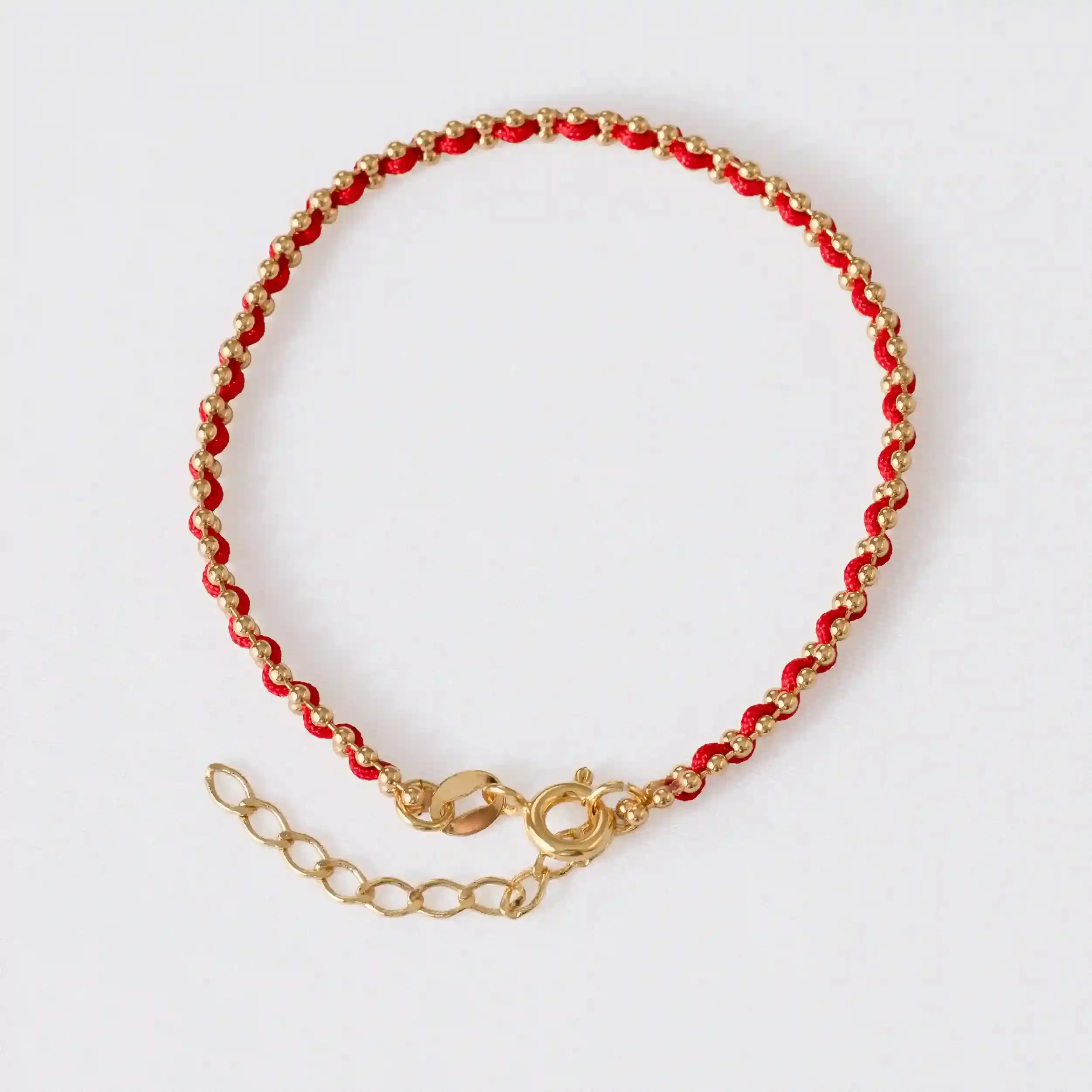 Pulsera Hilo Laminado 15cms + Extensor 