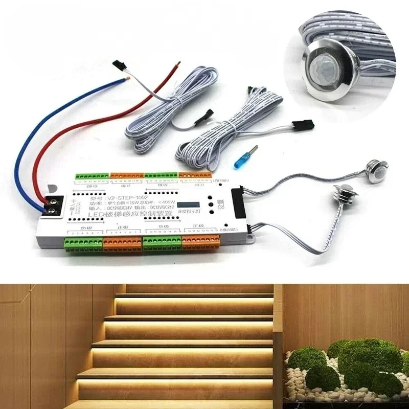 CONTROLADOR GRADAS 12/24VDC
