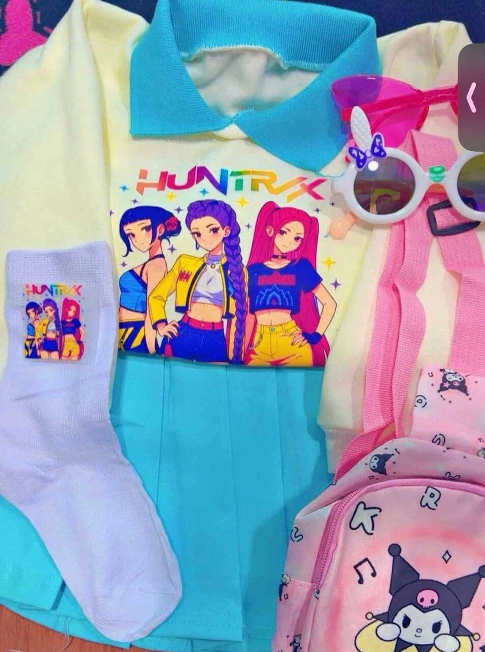 Conjunto para niña guerreras kpop 4