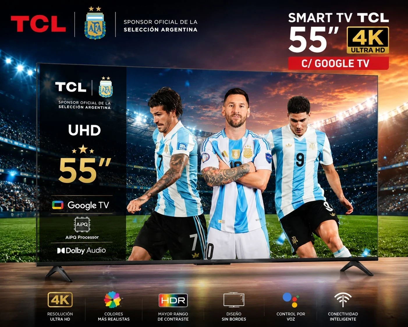 SMART TV TCL 55" C/GOOGLE TV‼️SÓLO POR PEDIDOS ‼️