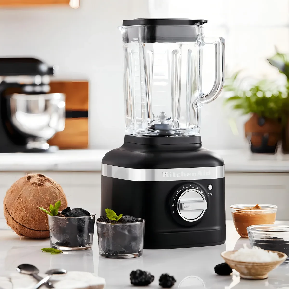 Licuadora KitchenAid LKSB4026ROB 1.4 L Negro con jarra de vidrio 220V 3