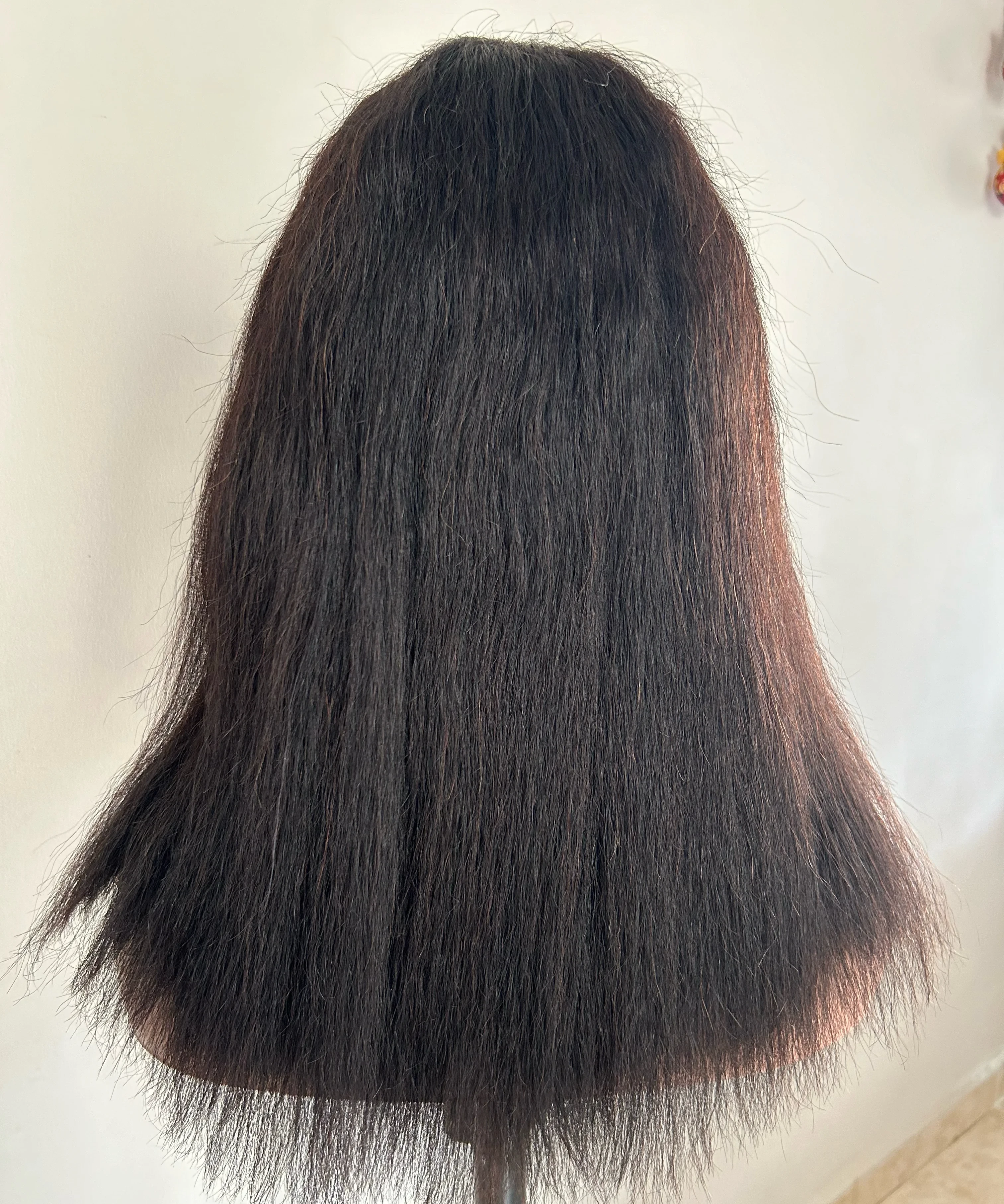 Peluca yaki de cabello humano 16” 3