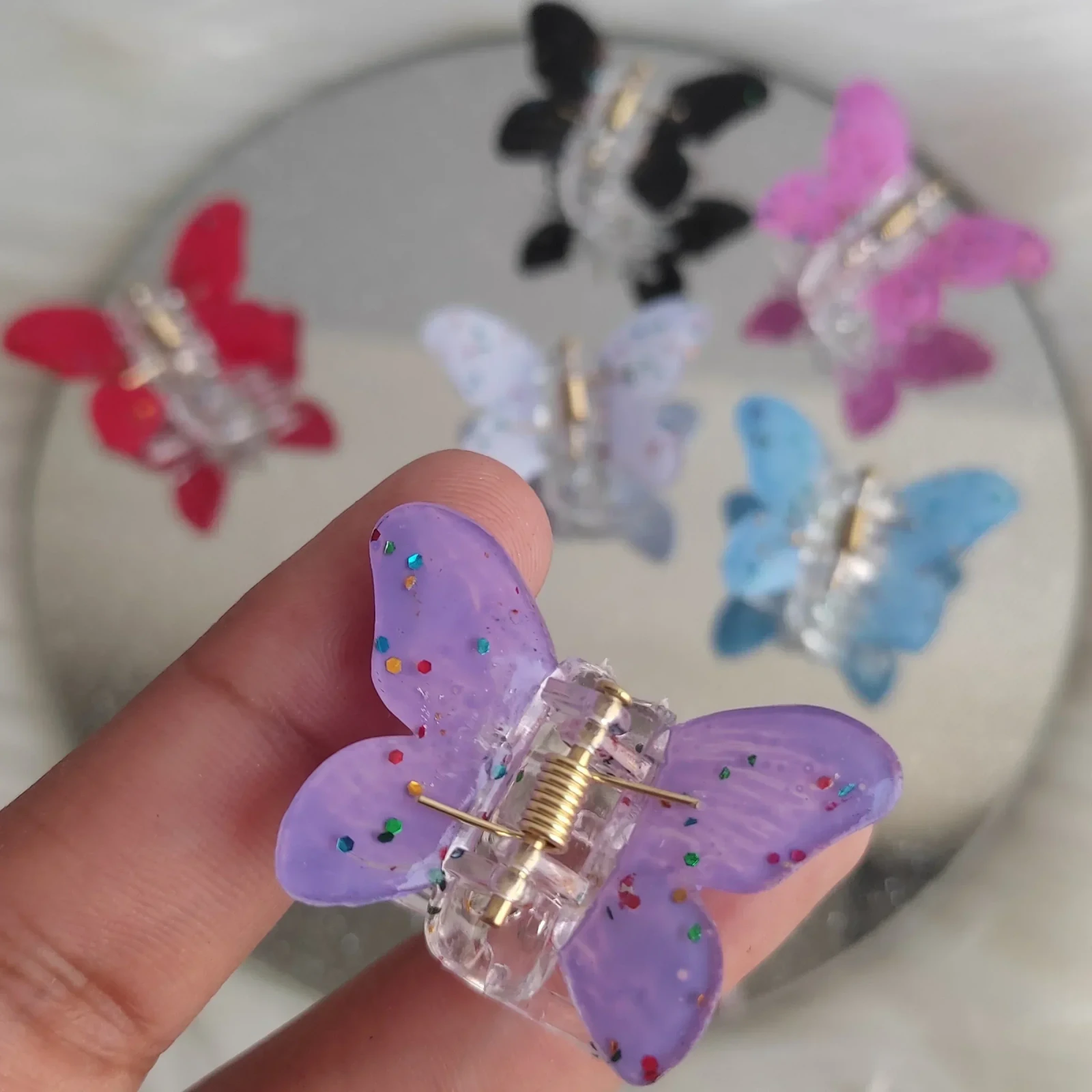 Gancho mariposa mini candy 2