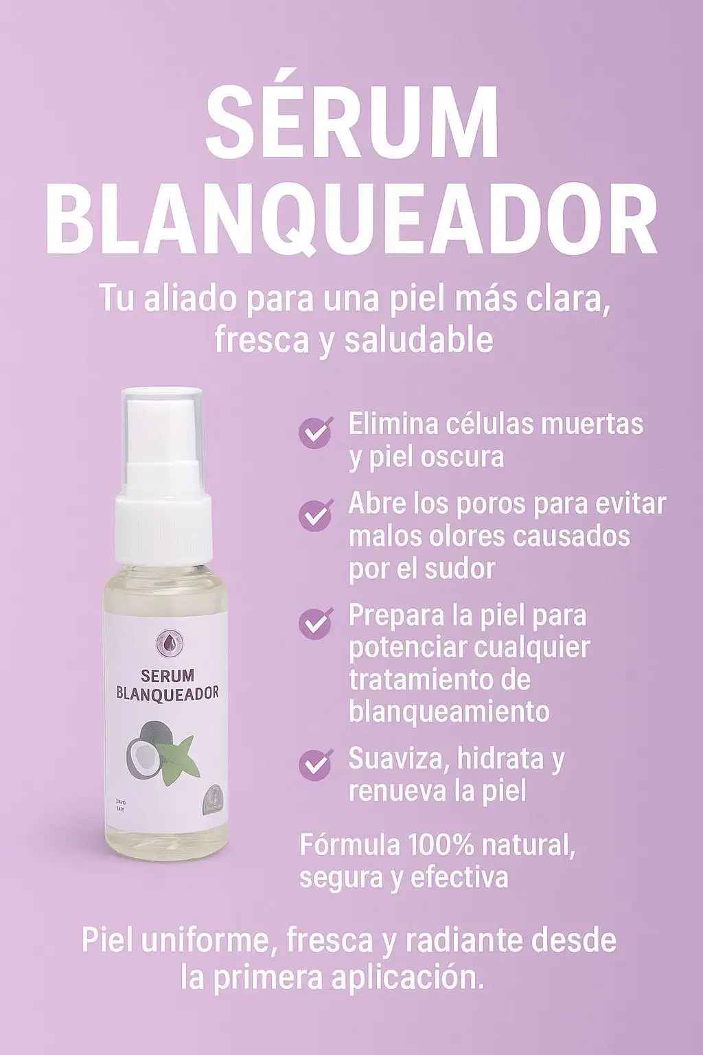 Serum blanqueador