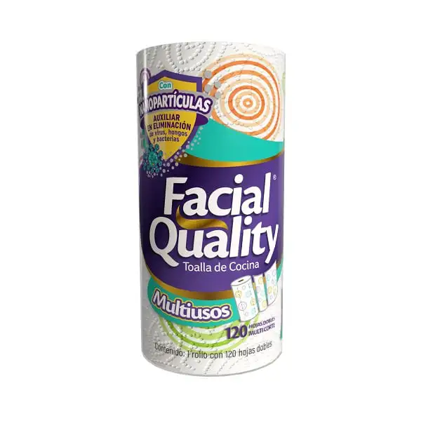 servitoallas facial quality 120 pz multiusos