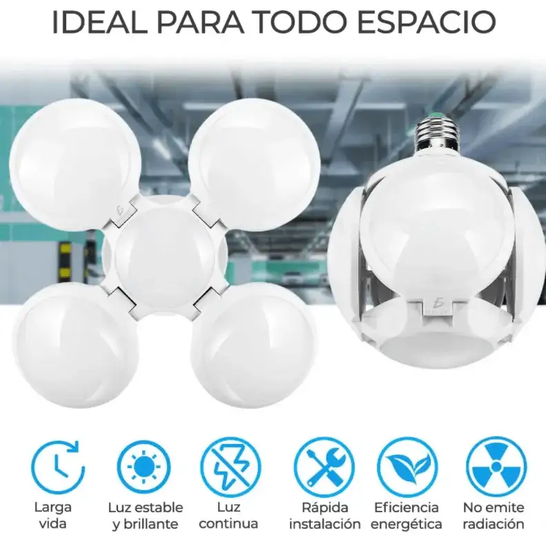 Foco Plegable De Luz LED De 40W