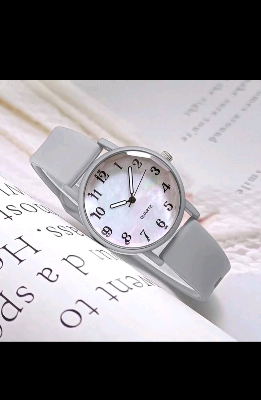 Reloj minimalista/ Correa de silicona 2