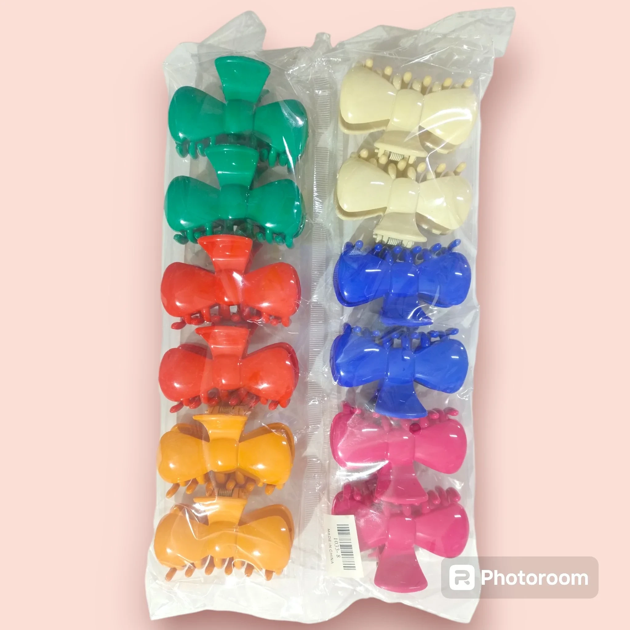 BROCHE MULTICOLOR X 6 UNIDADES