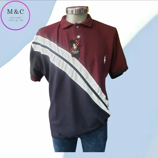 Playera XL franja de color 4