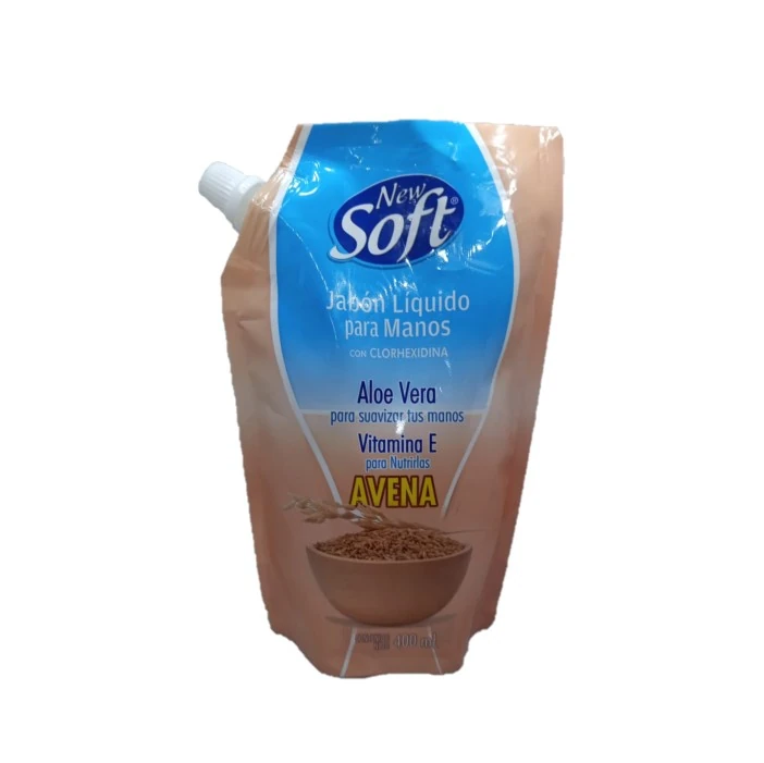 JABON LIQUIDO DOY PACK AVENA 400 ML NEW SOFT