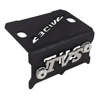 TVS RAIDER 125 / P. freno delantero acero negro logo 3d cromado ML