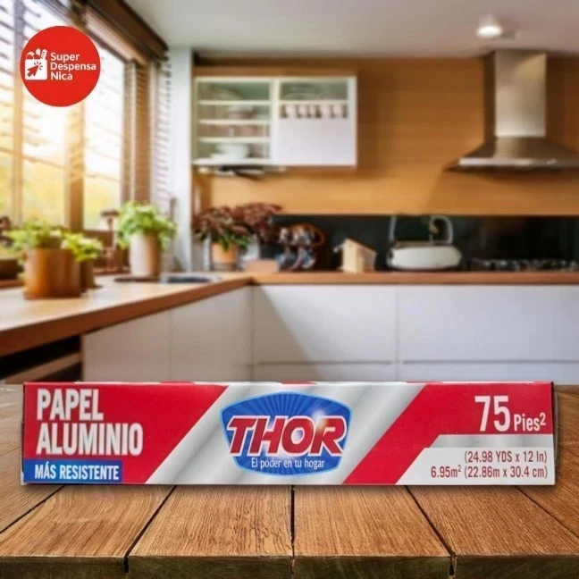 Papel Aluminio Thor 75Pies