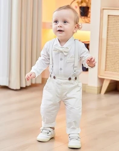 TRAJE DE CEREMONIA BLANCO BEBÉ 