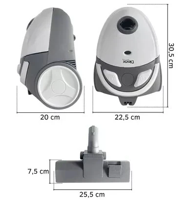 ASPIRADORA DINAX ELÉCTRICA 1,2L 1400w   2