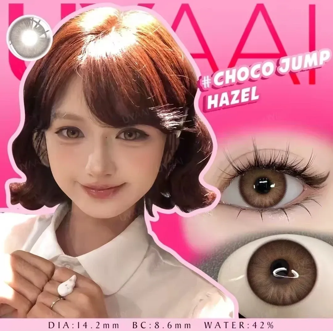 Lentes de contacto - Referencia: Choco Jump Hazel 