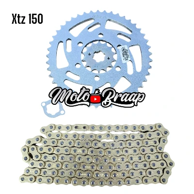 RP XTZ 150 Kit de arrastre Cassarella 45-14 Cadena reforzada 428 H 132