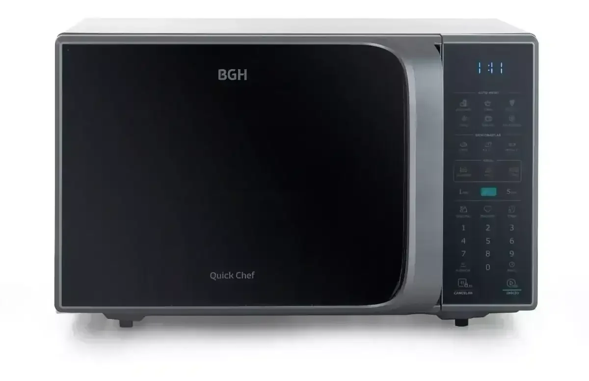 Microondas Bgh Digital Eco 23litros 800w B223ds20 SILVER Digiya