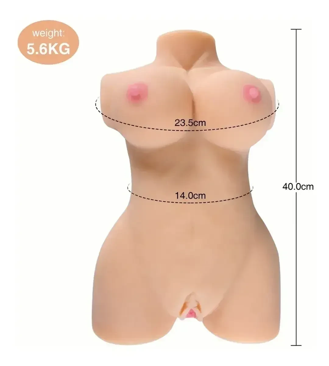 Busty Lady Half Body Sex Doll 7
