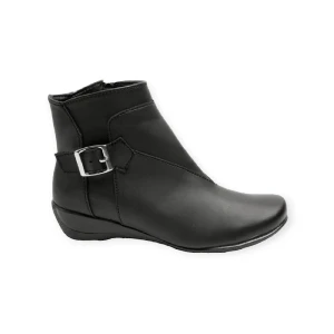 BOTIN CONSTANZA NEGRO DE DAMA CON CINCHO
