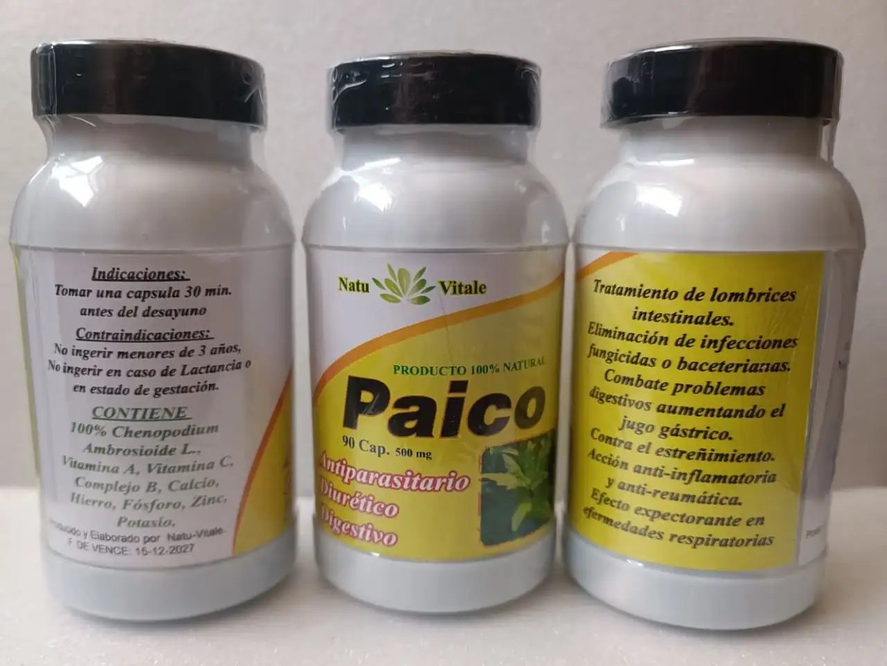 Paico 90 cápsulas 