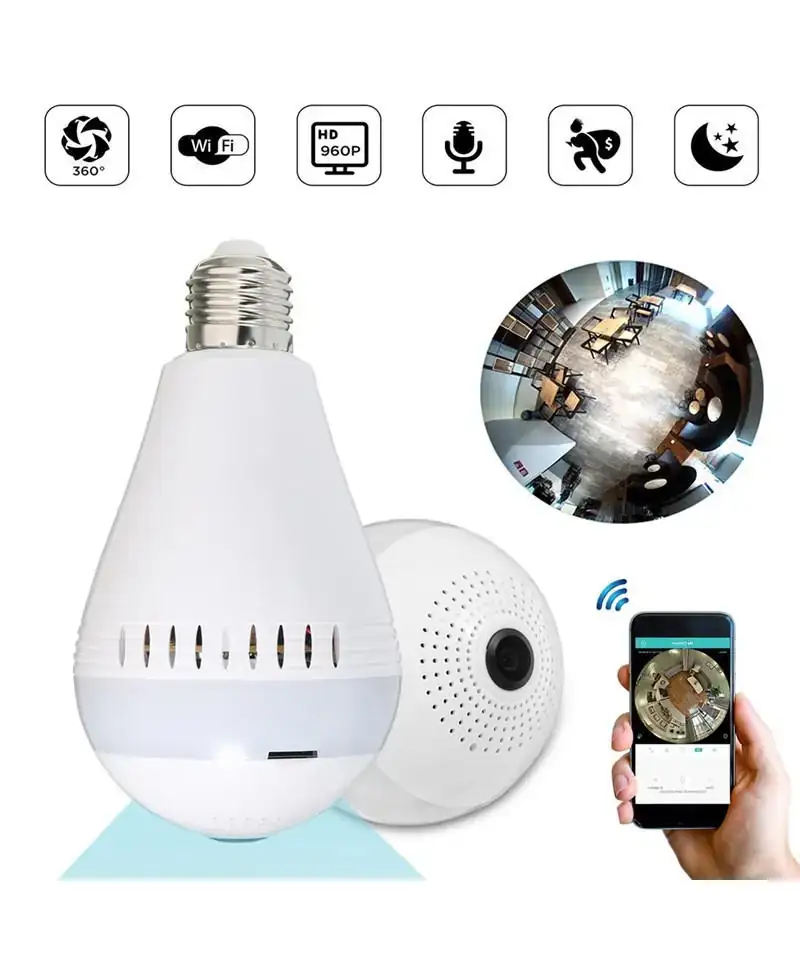 Camara bombillo 360 gra. 2