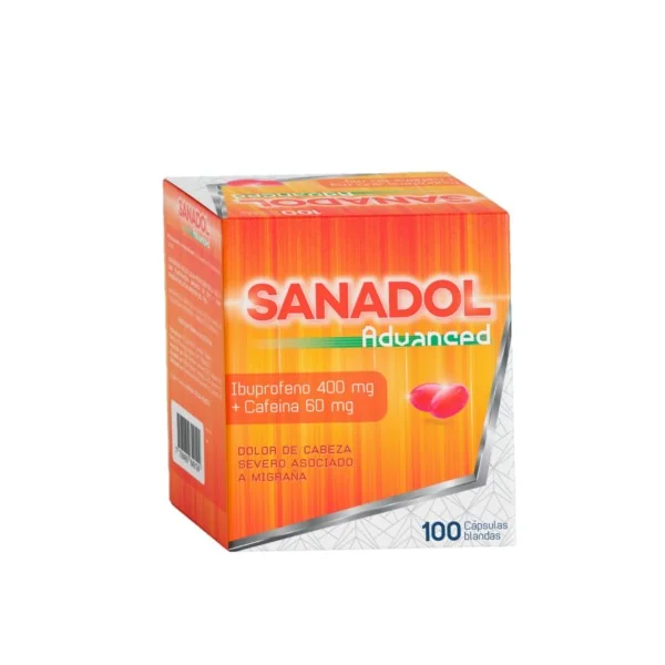 SANADOL ADVANCED X 100 CAPSULAS BLANDAS