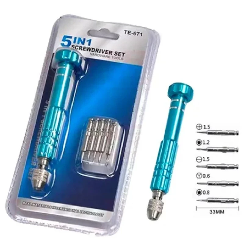 Kit Destornillador precisión 5 en 1 5