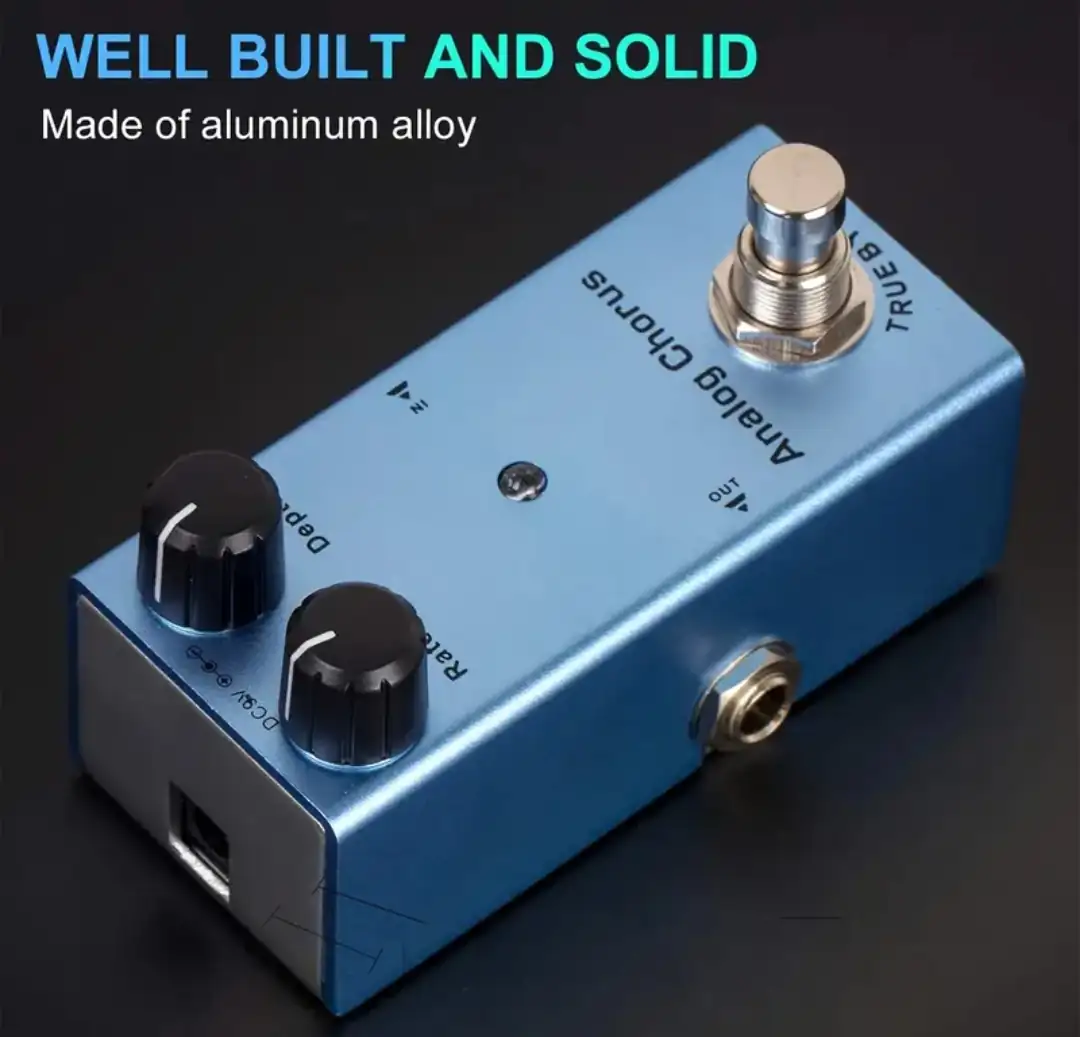Pedal Analog Chorus Guitarra Bajo  3