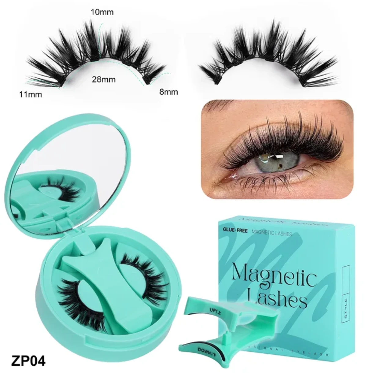 PESTAÑAS MAGNETICAS IMANTADAS ,DELIVERY GRATIS Pestañas magnéticas sin pegamento 😍 3