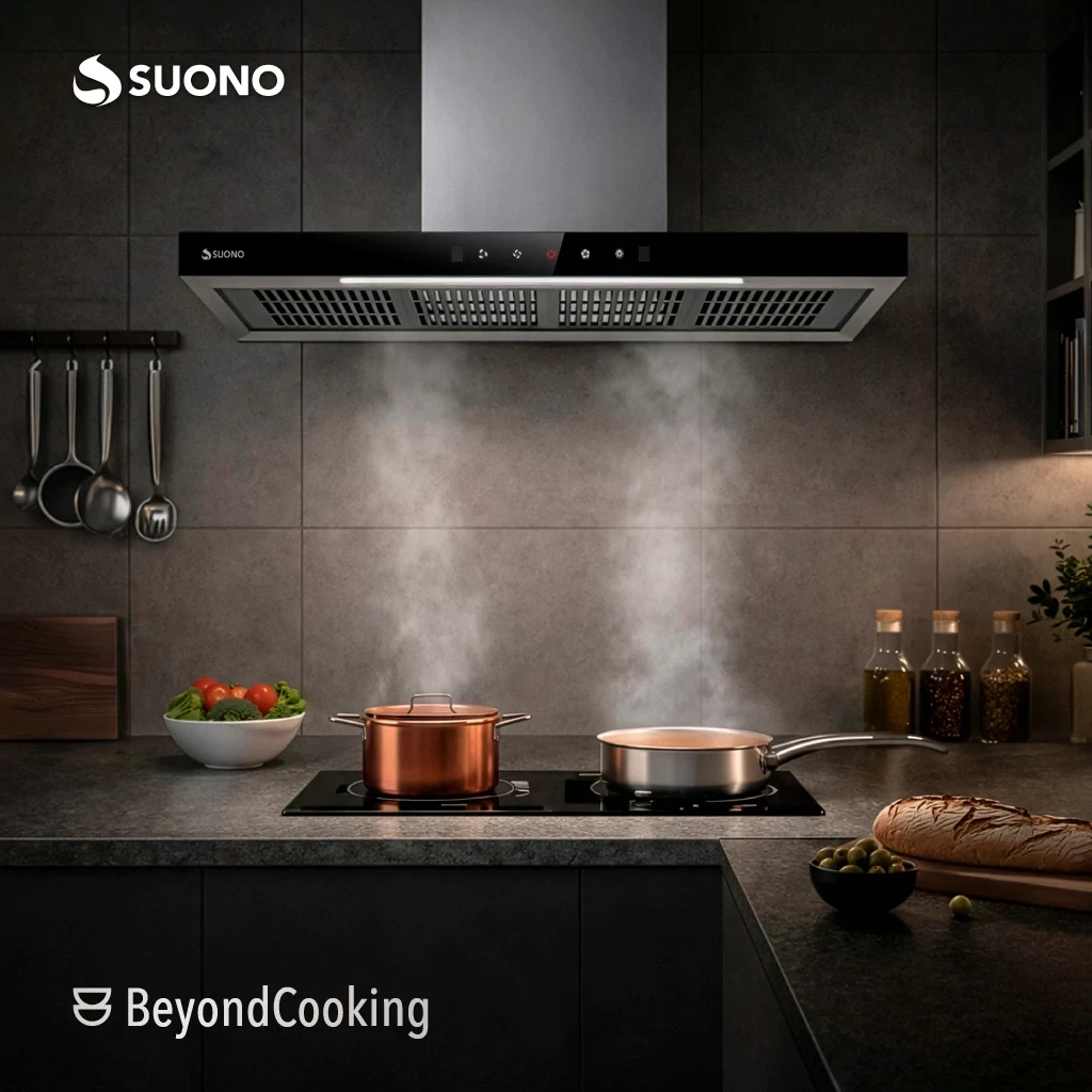 Campana Suono Extractora Luz Led 60cm 200W Silver 7