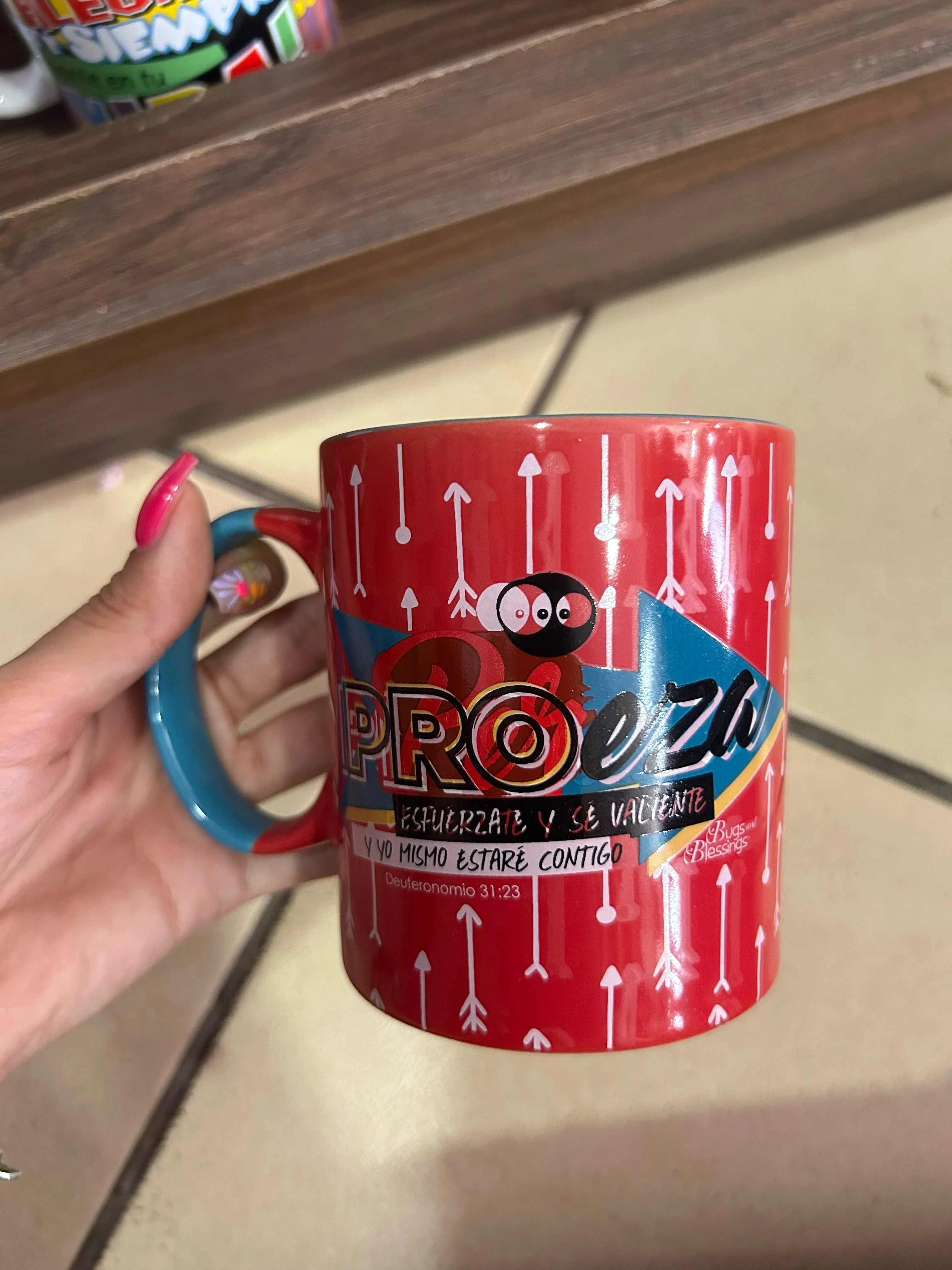 Taza con mensaje 